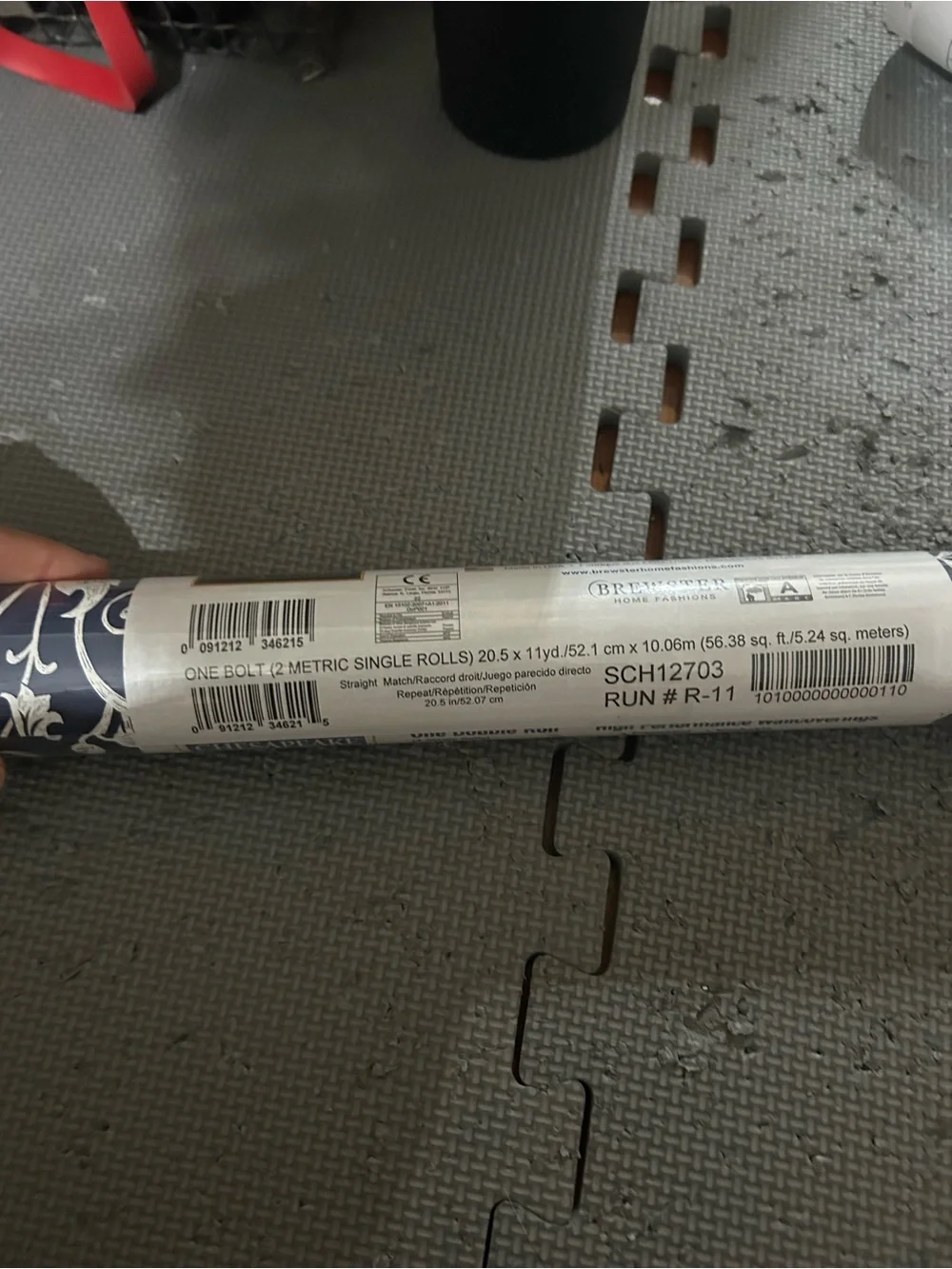 Chesapeake Kiwassa Antler Damask Wallpaper.  Navy and white.